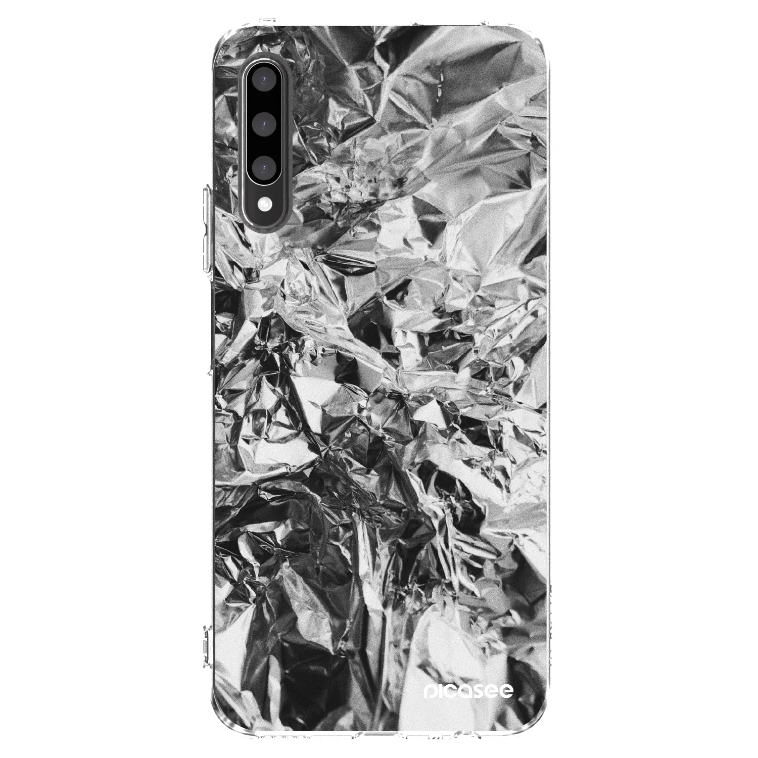 Picasee silikonska prozirna maskica za Honor 9X Pro - Chrome