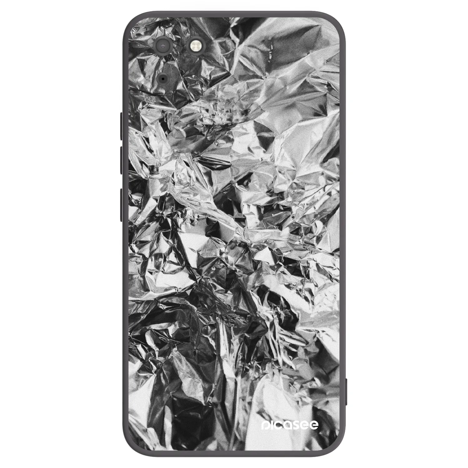 Picasee crna silikonska maskica za Huawei Y5P - Chrome