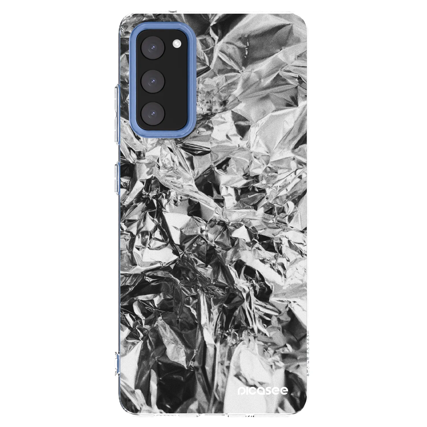 Picasee silikonska prozirna maskica za Samsung Galaxy S20 FE - Chrome