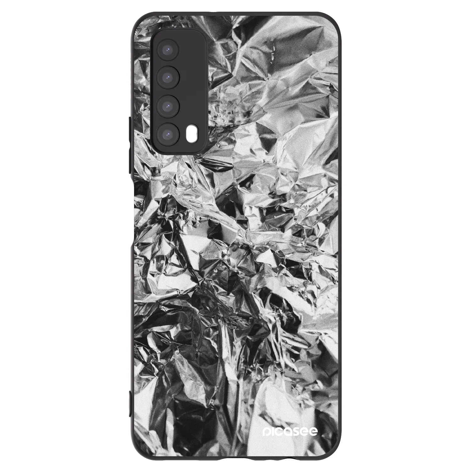 Picasee crna silikonska maskica za Huawei P Smart 2021 - Chrome