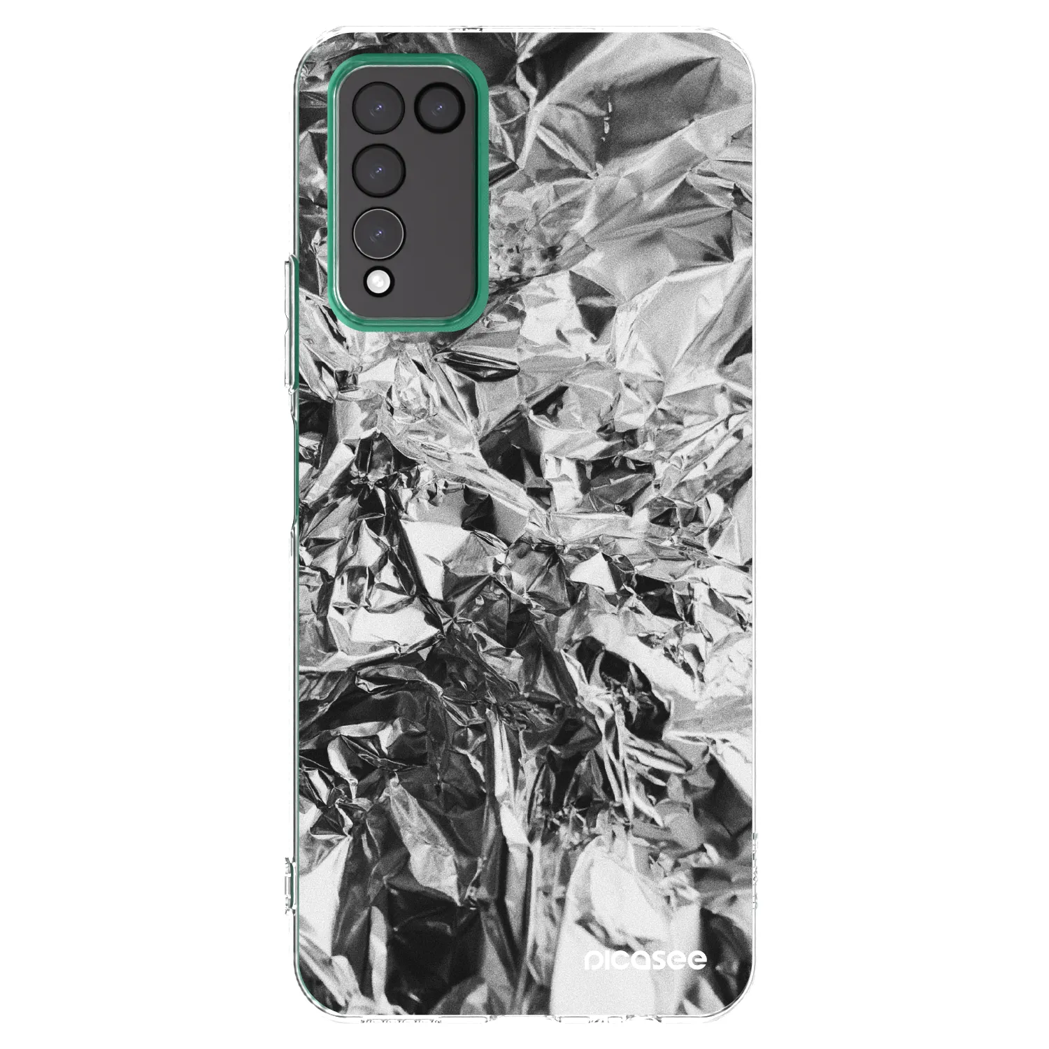 Picasee silikonska prozirna maskica za Honor 10X Lite - Chrome