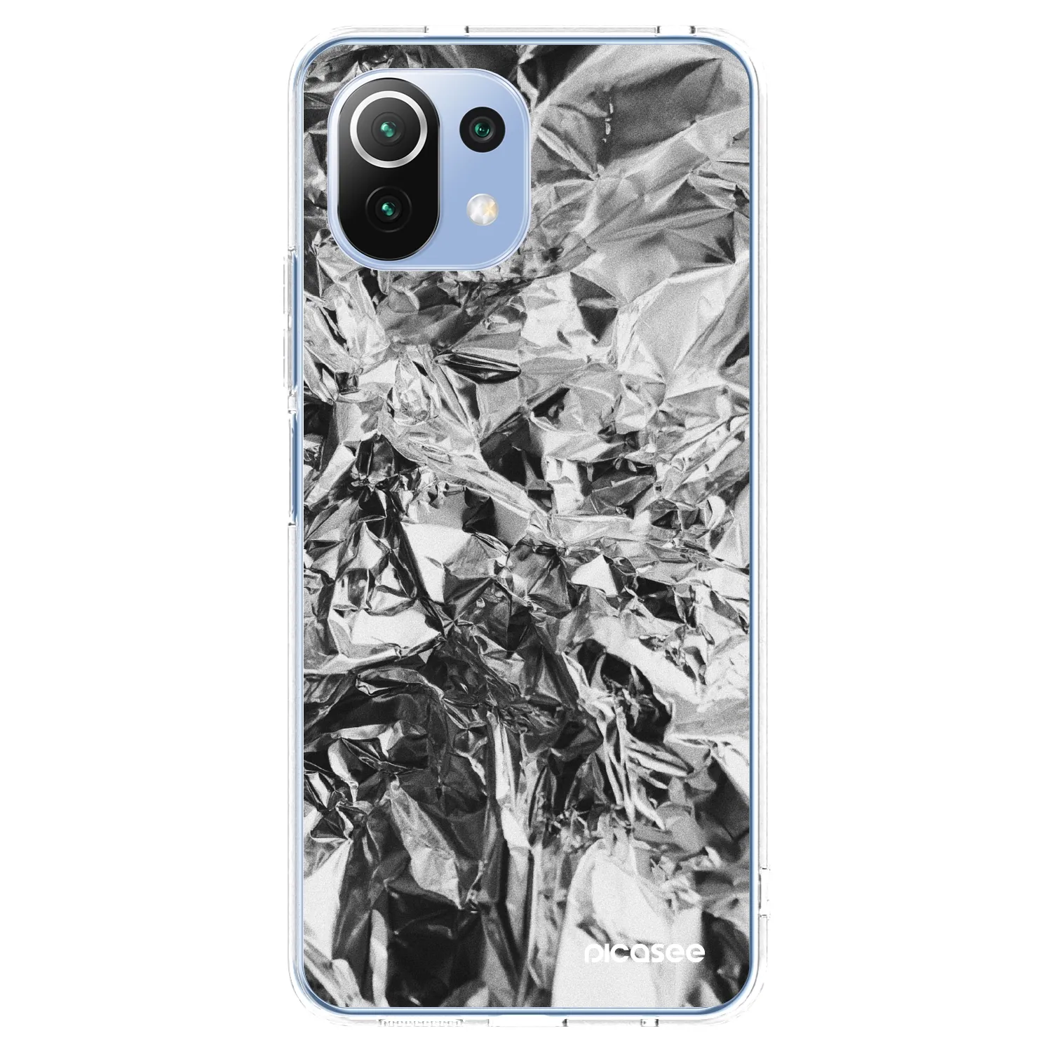 Picasee silikonska prozirna maskica za Xiaomi Mi 11 Lite - Chrome