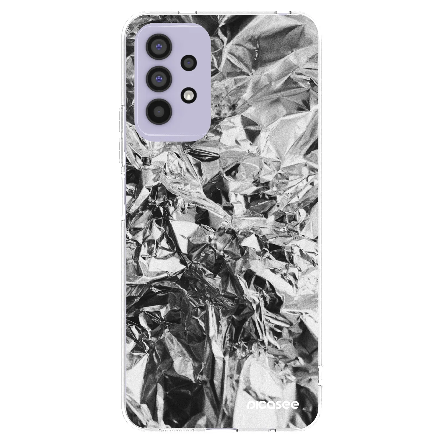 Picasee silikonska prozirna maskica za Samsung Galaxy A32 4G SM-A325F - Chrome