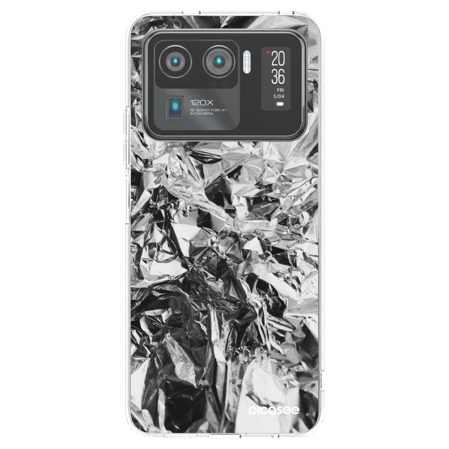 Picasee silikonska prozirna maskica za Xiaomi Mi 11 Ultra - Chrome