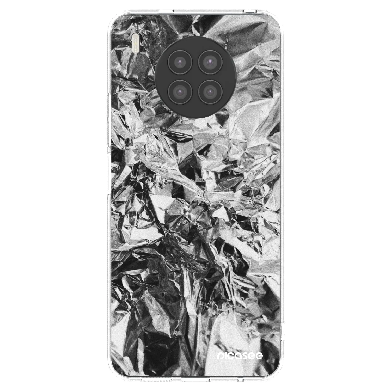 Picasee silikonska prozirna maskica za Huawei Nova 8i - Chrome