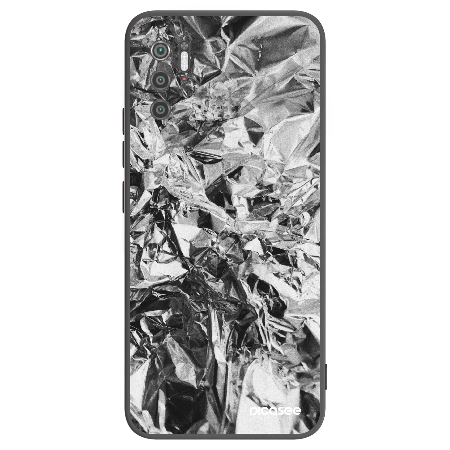 Picasee crna silikonska maskica za Xiaomi Poco M3 Pro 5G - Chrome