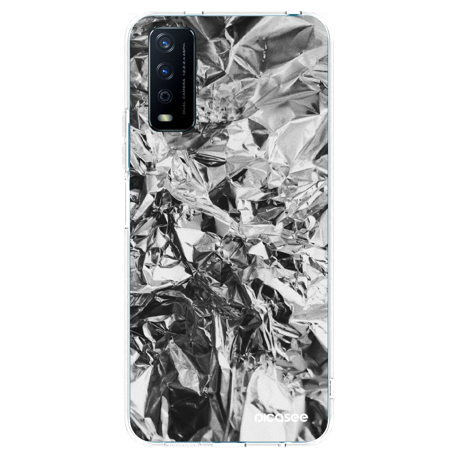 Picasee silikonska prozirna maskica za Vivo Y11s - Chrome