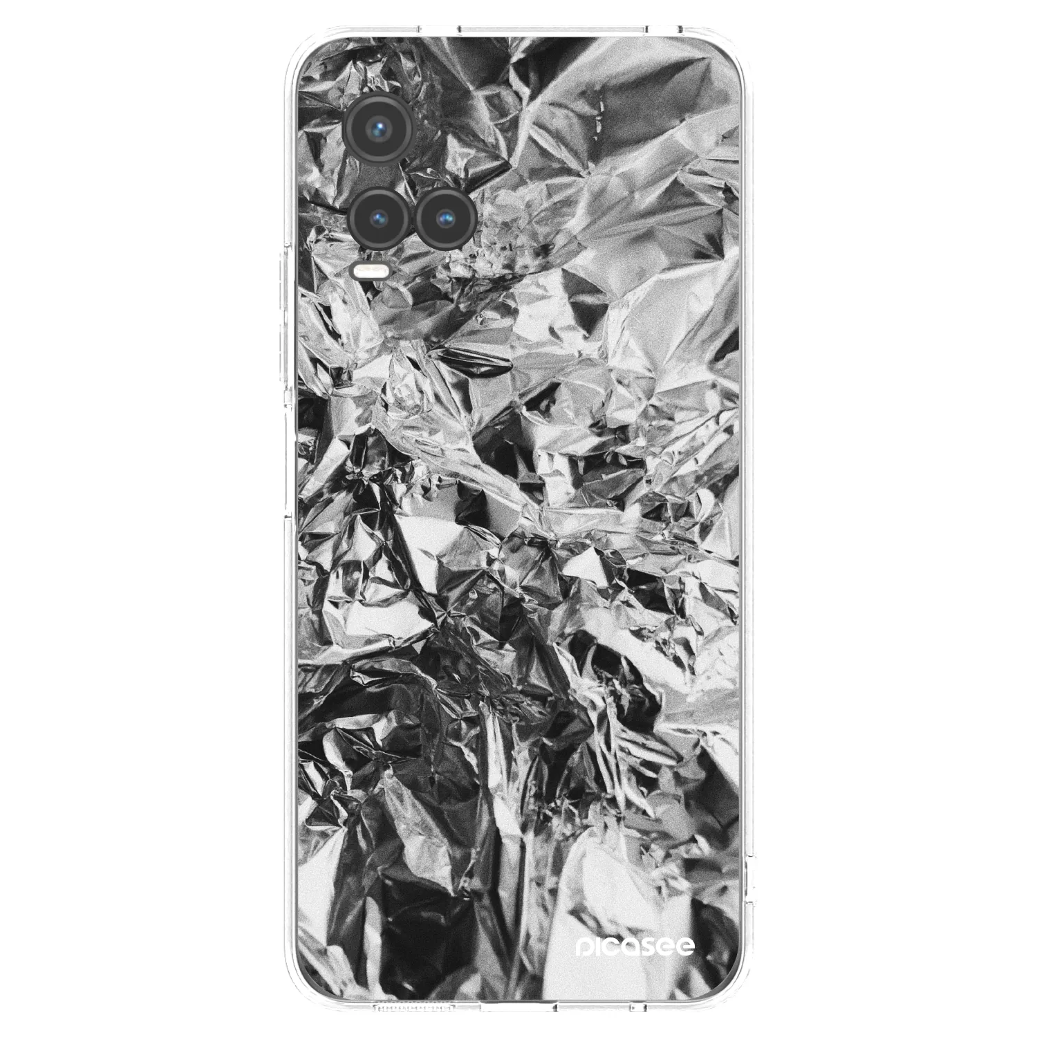 Picasee silikonska prozirna maskica za Vivo Y33s - Chrome