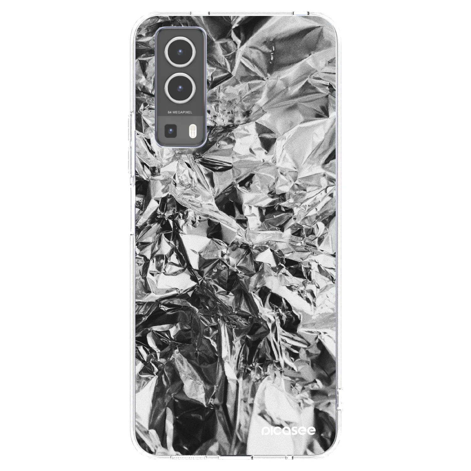 Picasee silikonska prozirna maskica za Vivo Y72 5G - Chrome