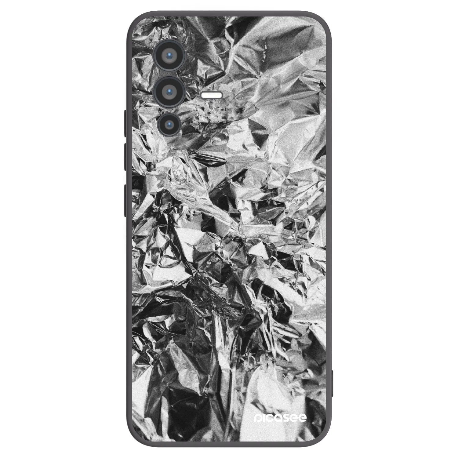 Picasee crna silikonska maskica za Vivo V23 5G - Chrome