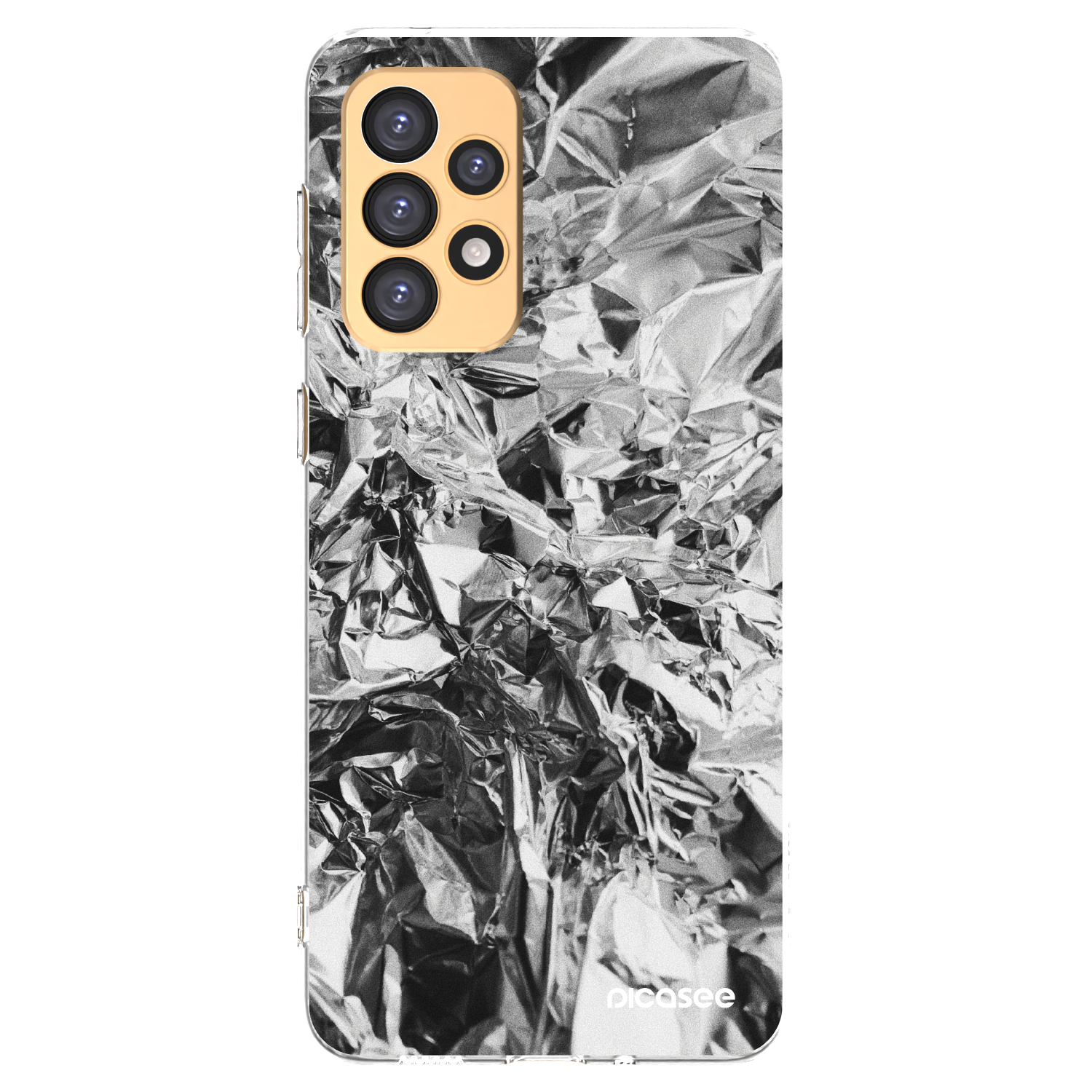 Picasee silikonska prozirna maskica za Samsung Galaxy A33 5G A336 - Chrome