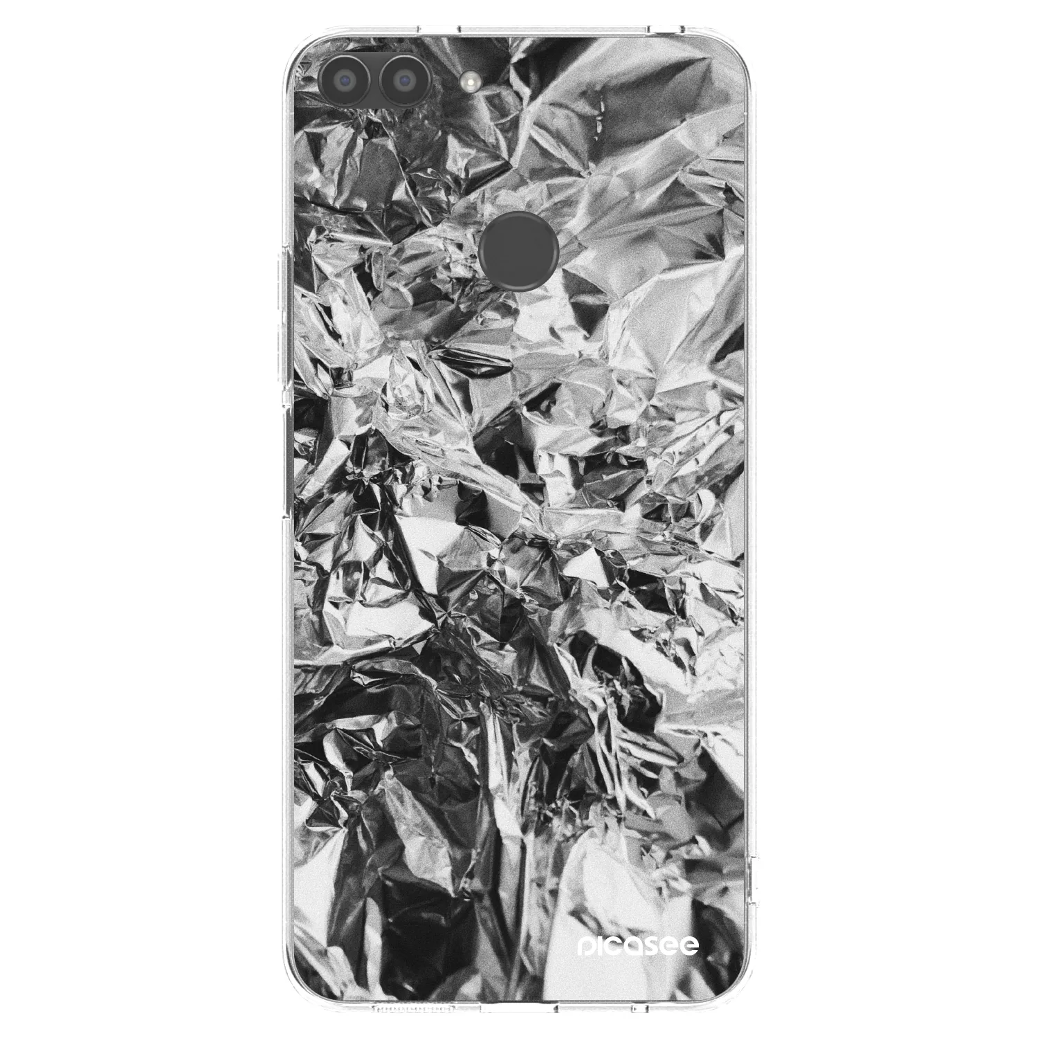 Picasee silikonska prozirna maskica za Huawei P Smart - Chrome