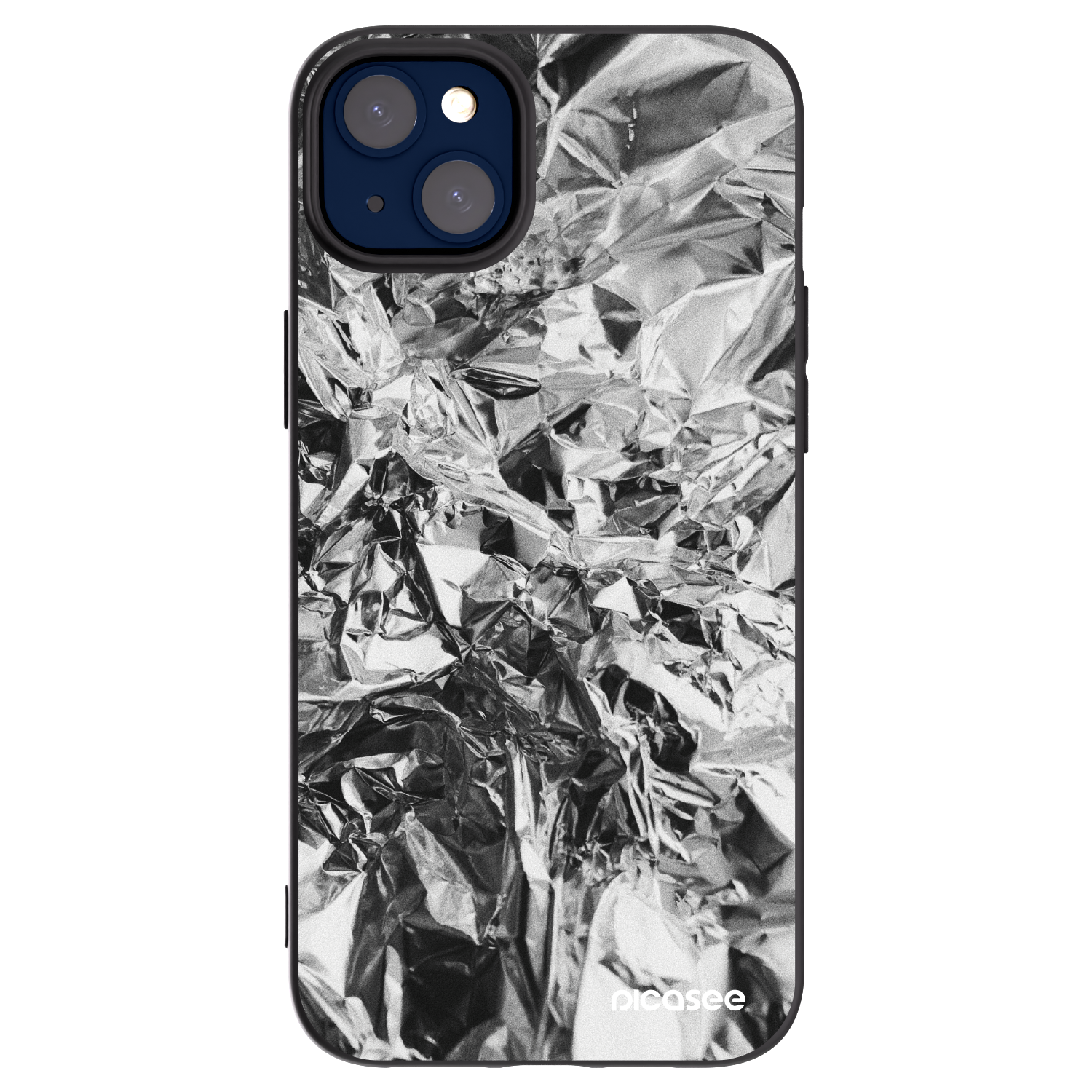 Picasee crna silikonska maskica za Apple iPhone 14 Plus - Chrome