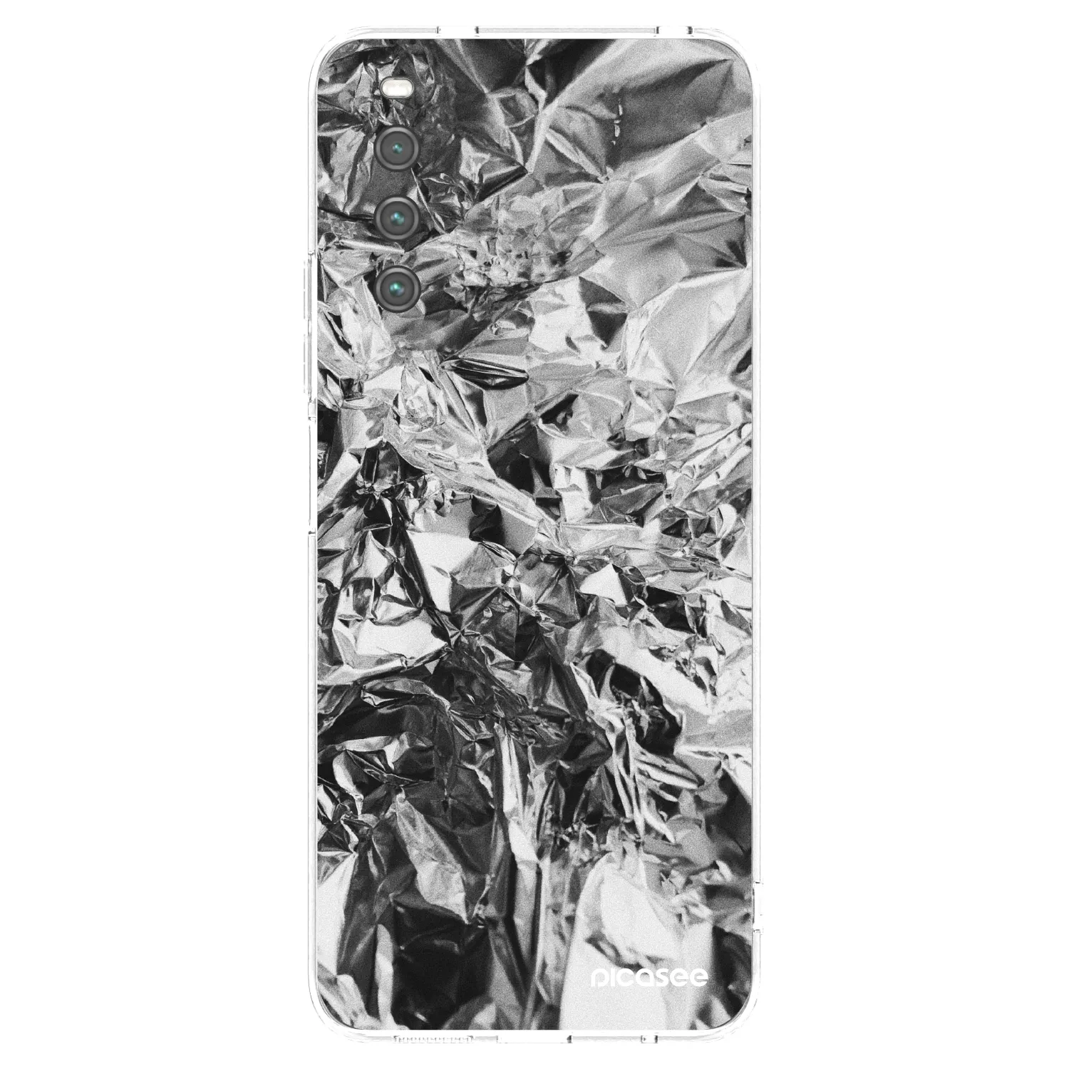 Picasee silikonska prozirna maskica za Sony Xperia 10 IV 5G - Chrome