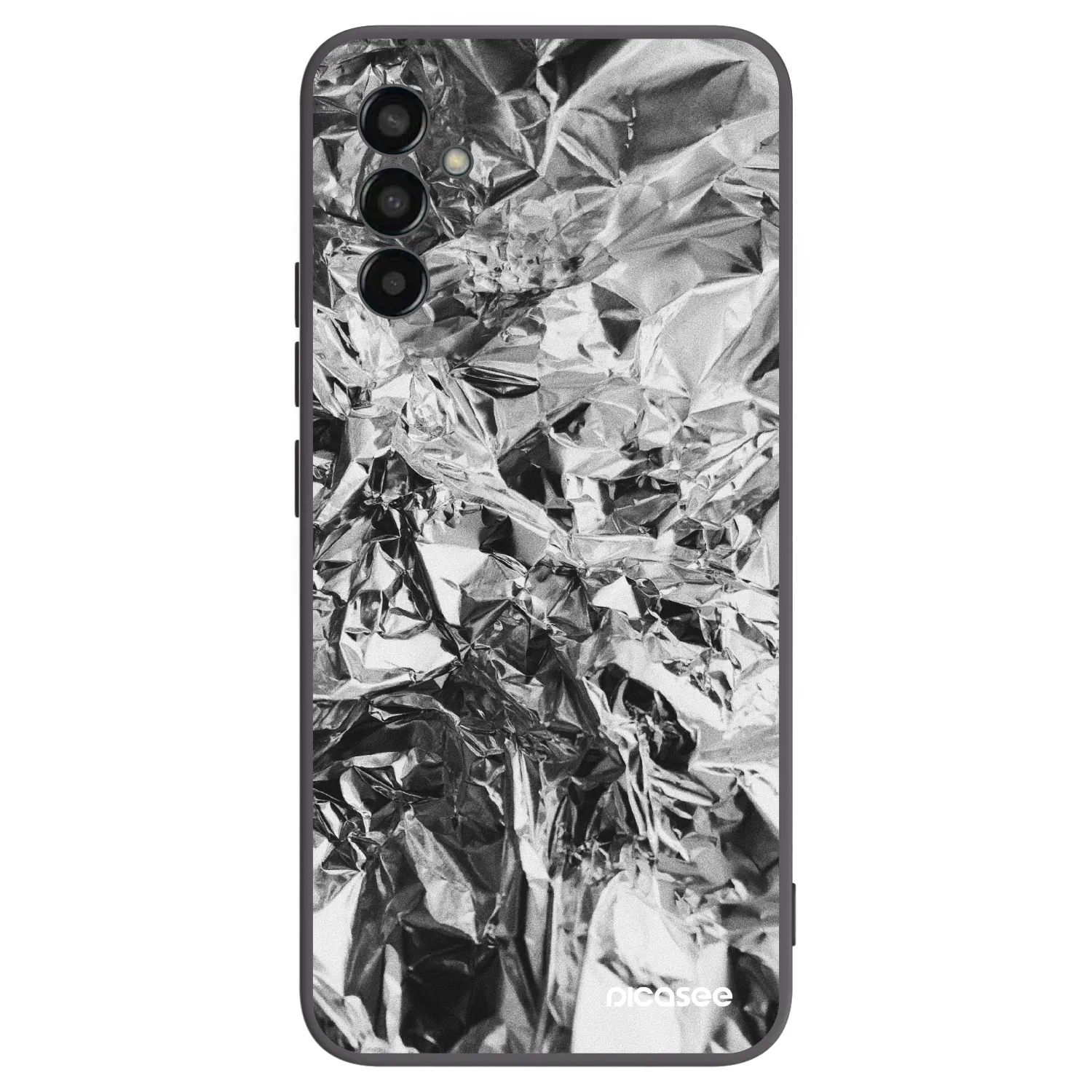 Picasee crna silikonska maskica za Samsung Galaxy M13 M135F - Chrome
