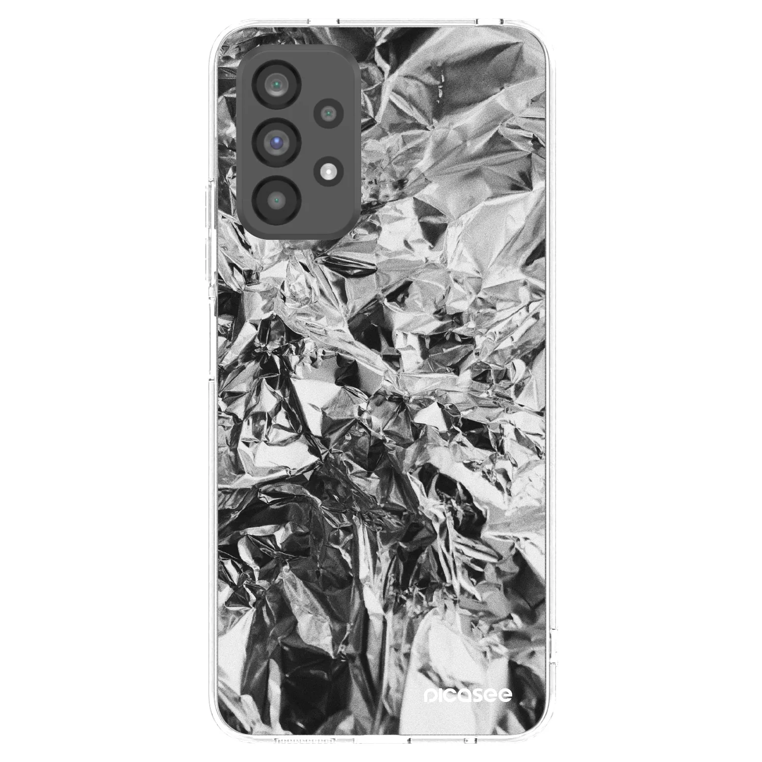 Picasee silikonska prozirna maskica za Samsung Galaxy A73 5G - Chrome