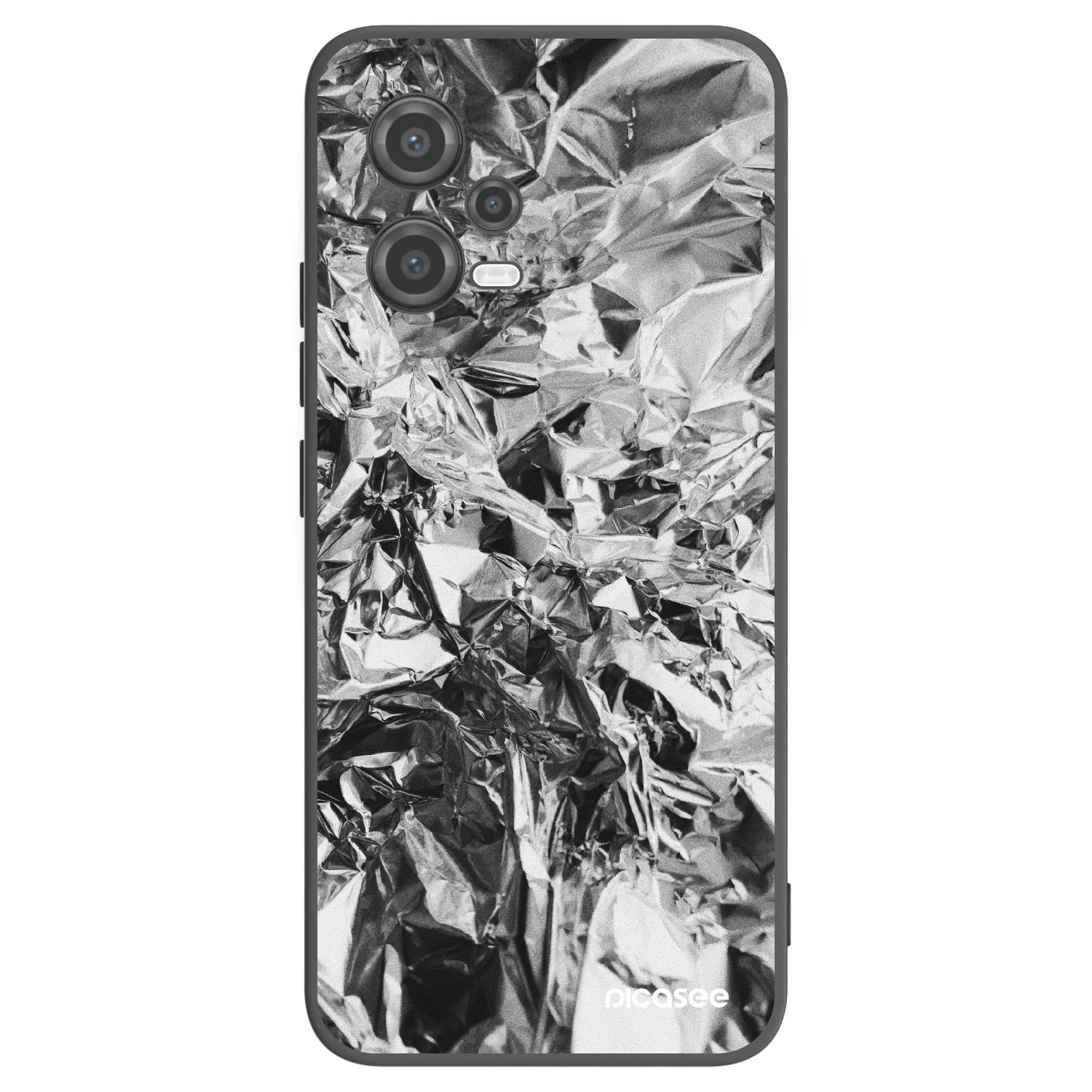 Picasee crna silikonska maskica za Xiaomi Poco X5 - Chrome