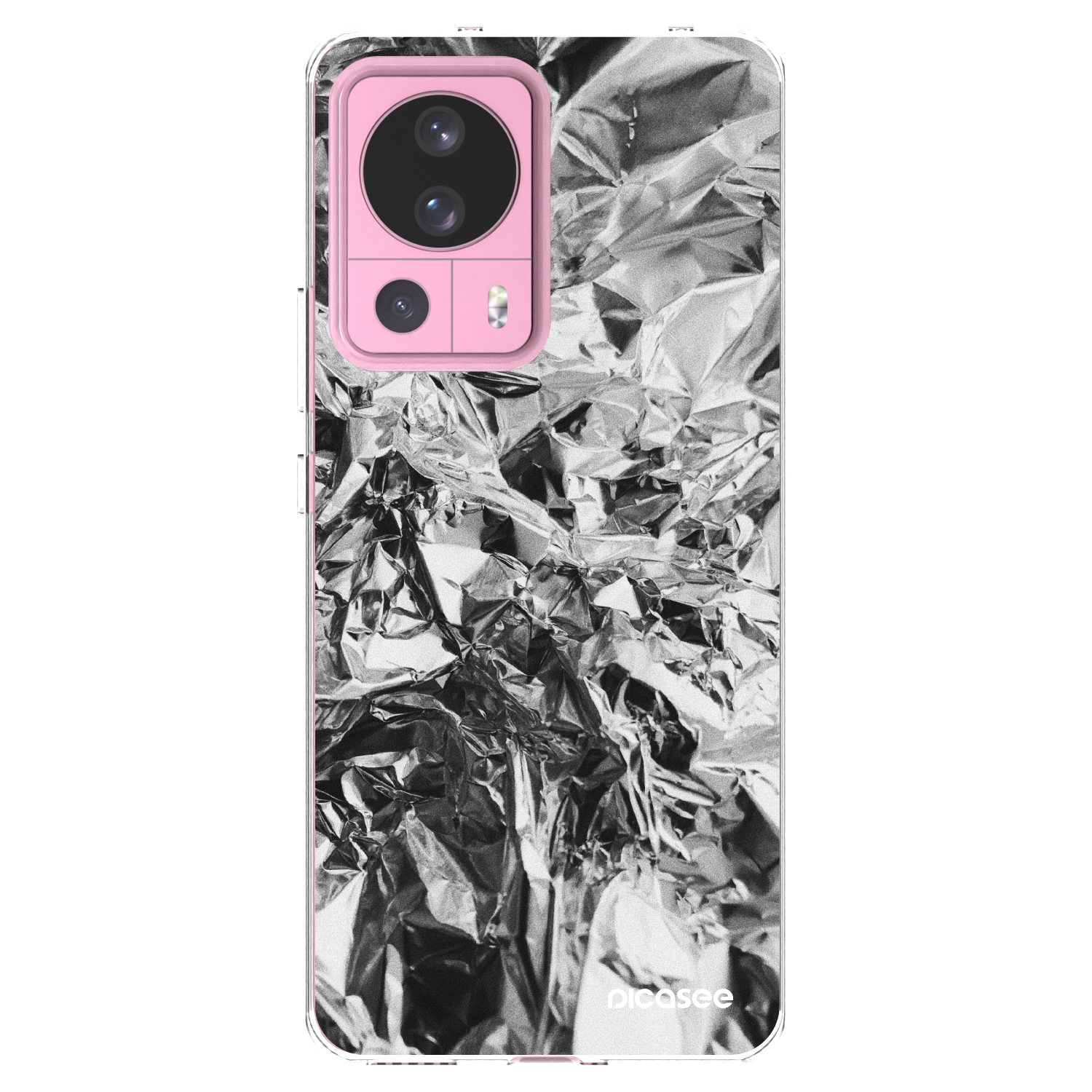 Picasee silikonska prozirna maskica za Xiaomi 13 Lite - Chrome