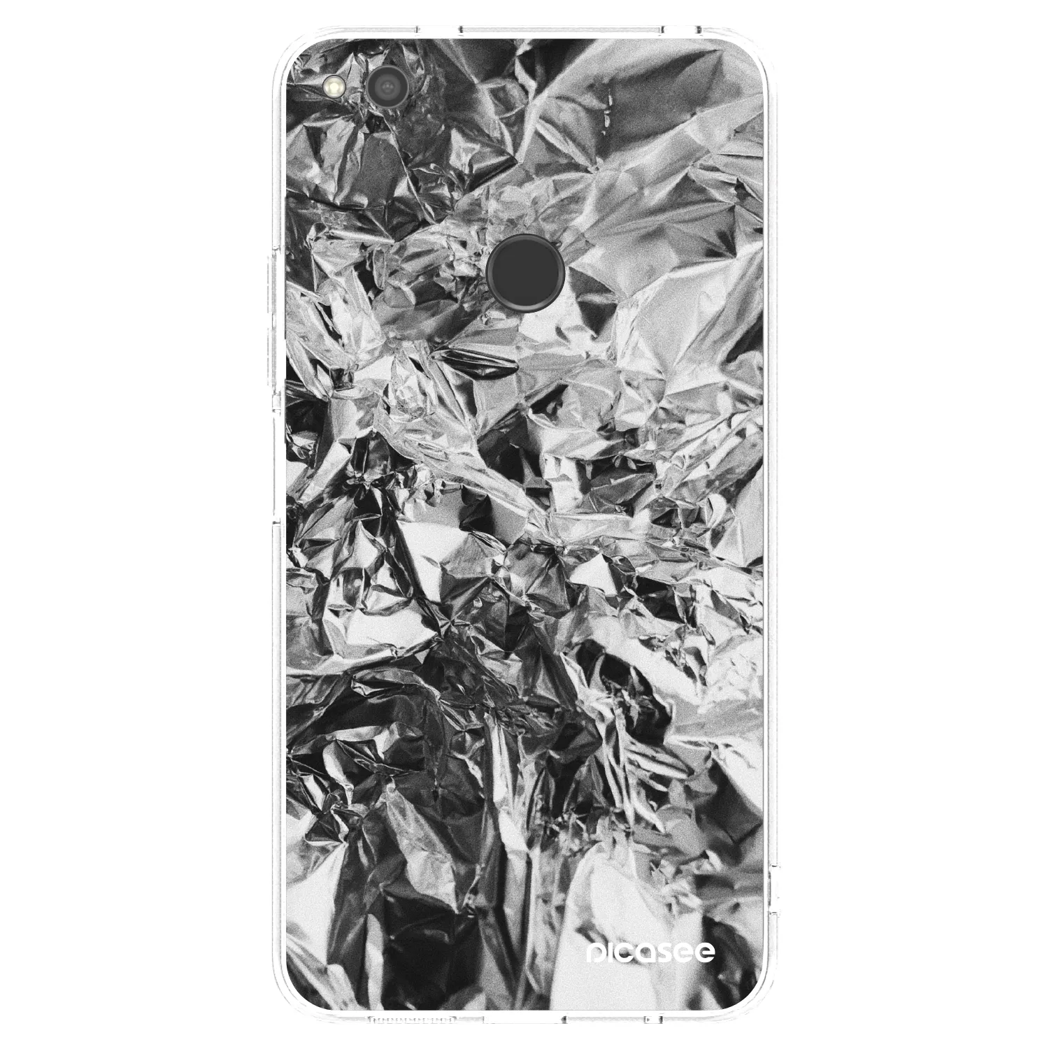 Picasee silikonska prozirna maskica za Huawei P9 Lite 2017 - Chrome