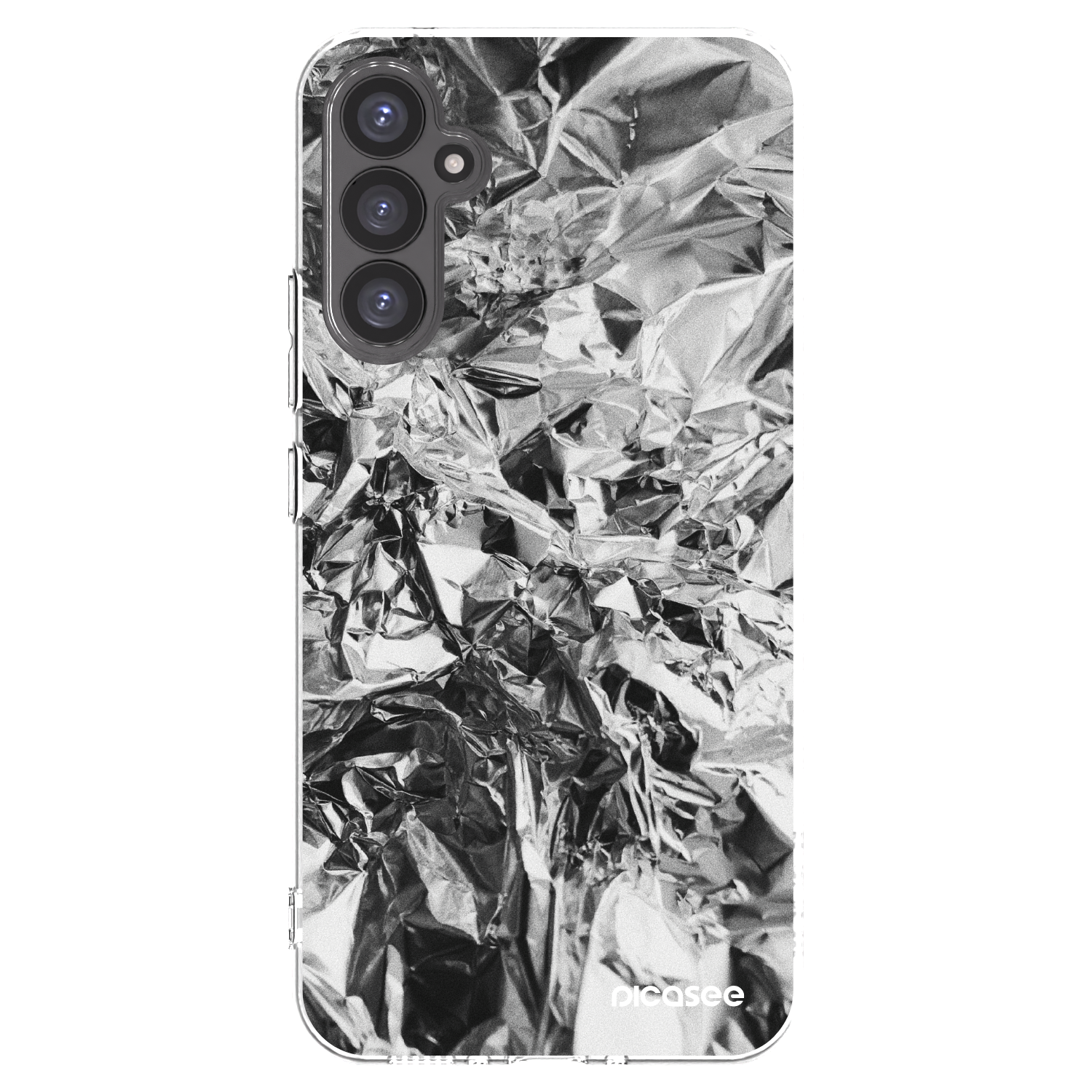 Picasee silikonska prozirna maskica za Samsung Galaxy A34 5G A346B - Chrome