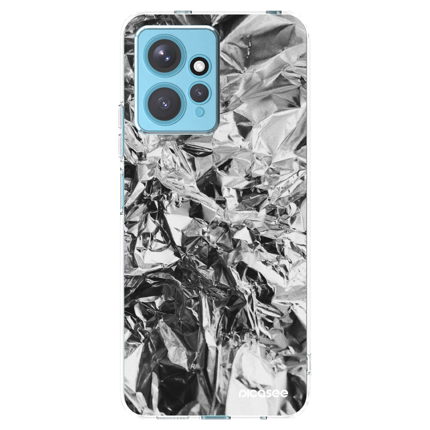 Picasee silikonska prozirna maskica za Xiaomi Redmi Note 12 4G - Chrome