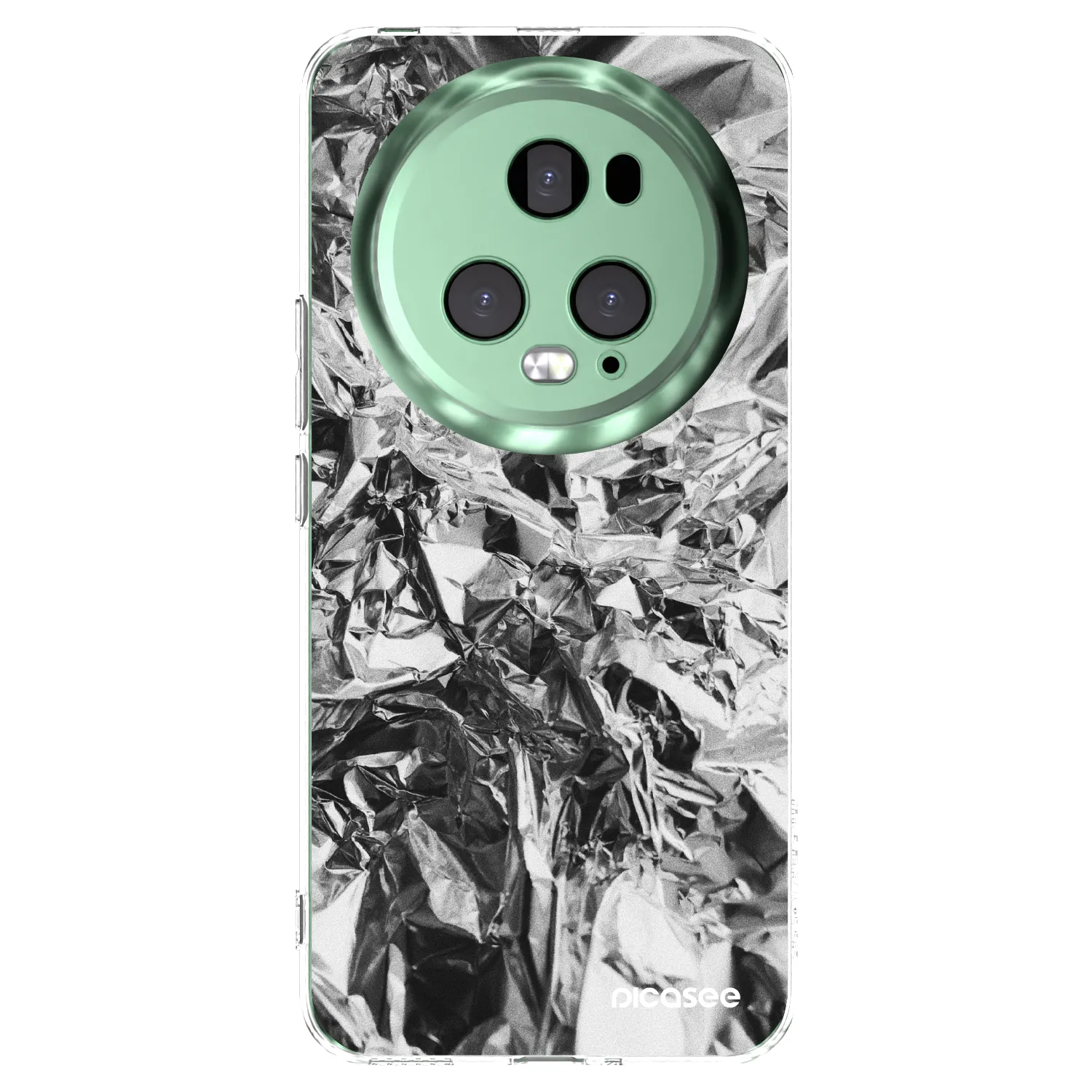 Picasee silikonska prozirna maskica za Honor Magic5 Pro - Chrome