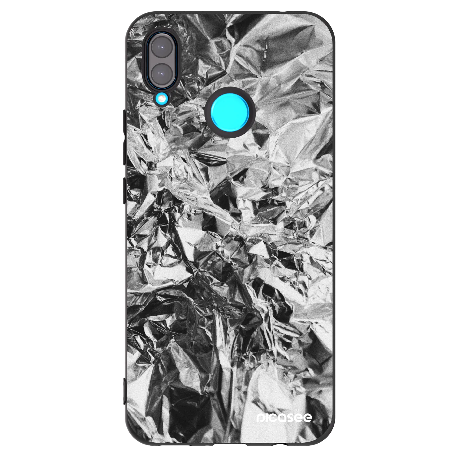 Picasee crna silikonska maskica za Huawei Nova 3 - Chrome