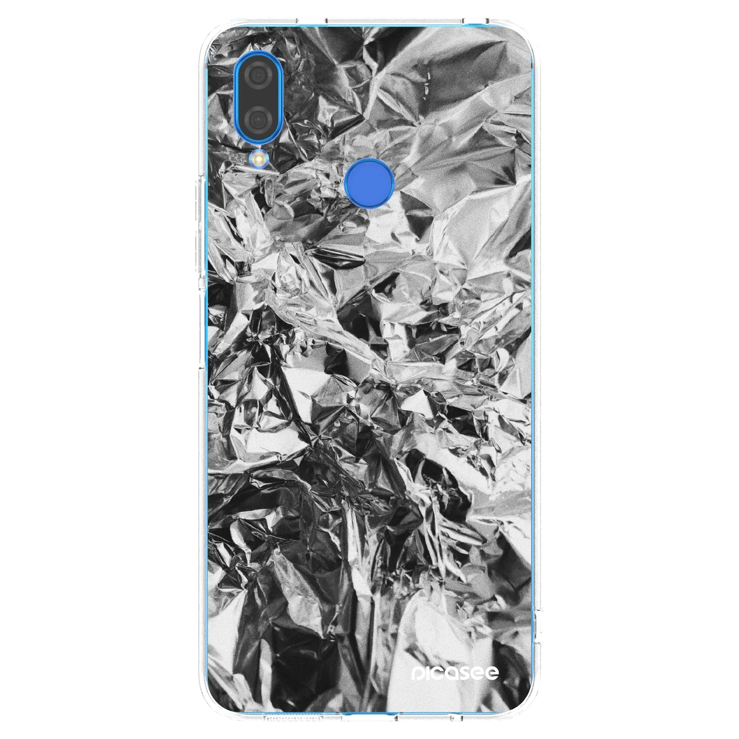 Picasee silikonska prozirna maskica za Huawei Nova 3 - Chrome