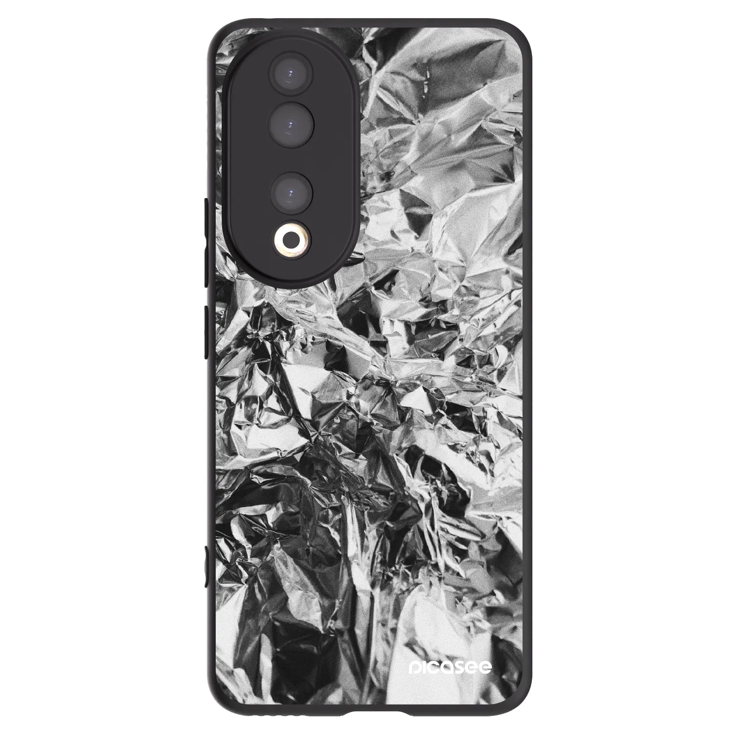 Picasee crna silikonska maskica za Honor 90 5G - Chrome