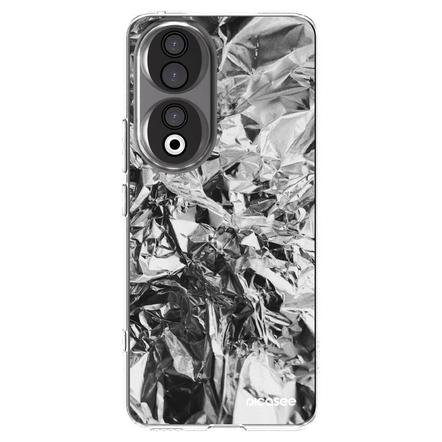 Picasee silikonska prozirna maskica za Honor 90 5G - Chrome