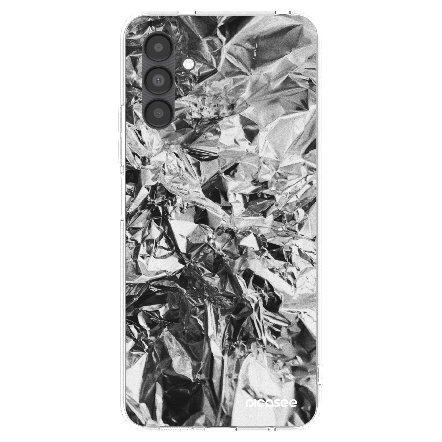 Picasee silikonska prozirna maskica za Samsung Galaxy A04s A047F - Chrome