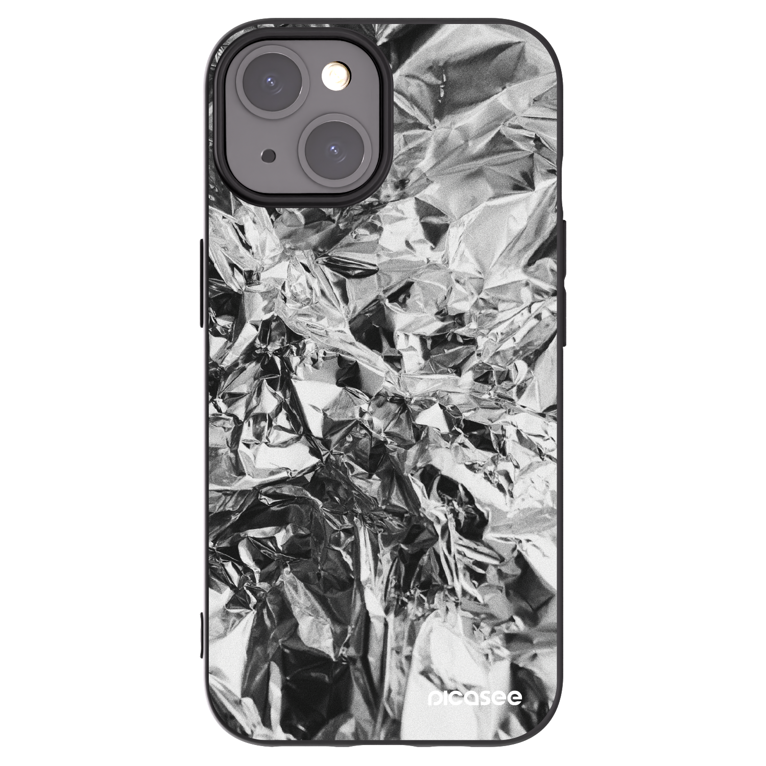 Picasee crna silikonska maskica za Apple iPhone 15 - Chrome
