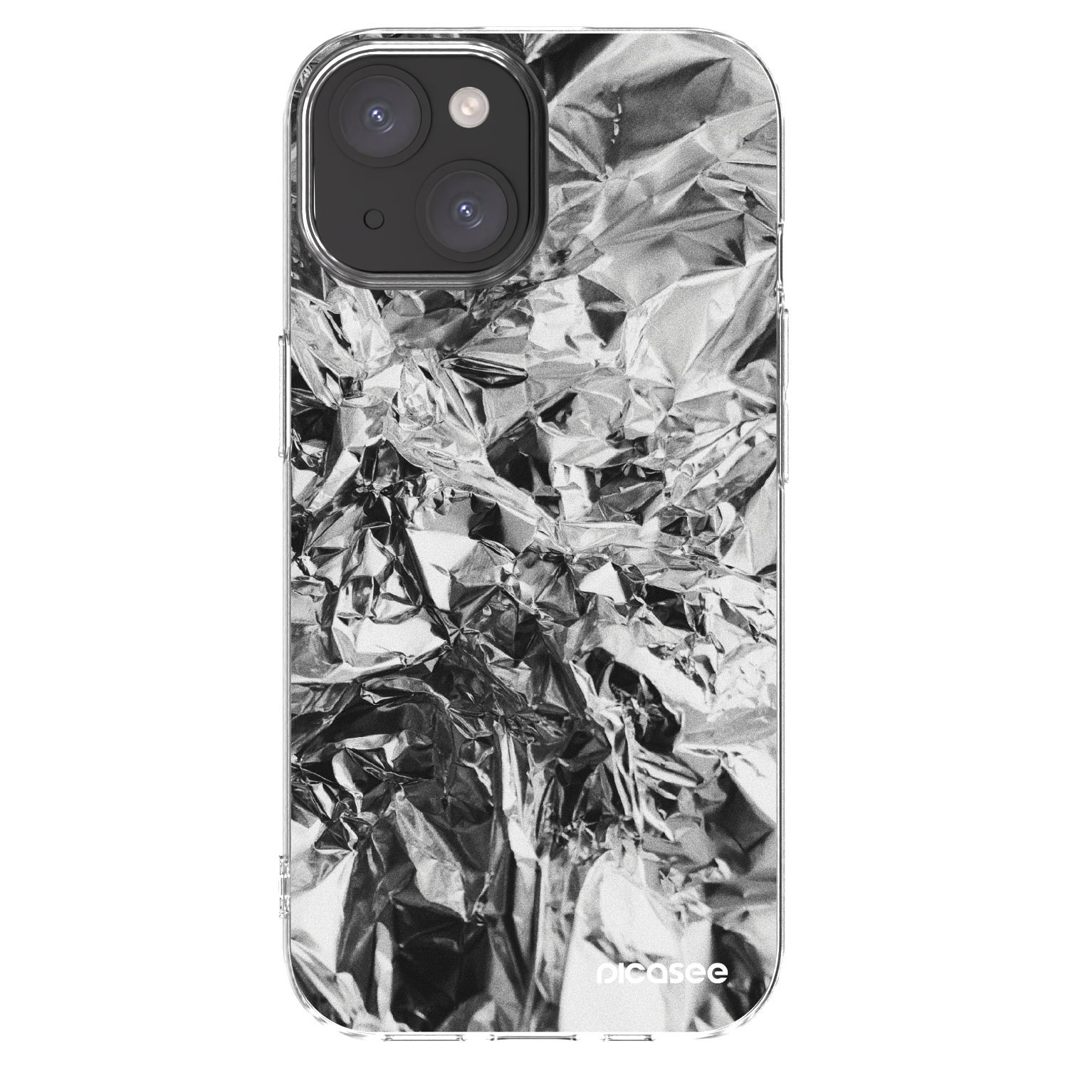 Picasee silikonska prozirna maskica za Apple iPhone 15 - Chrome