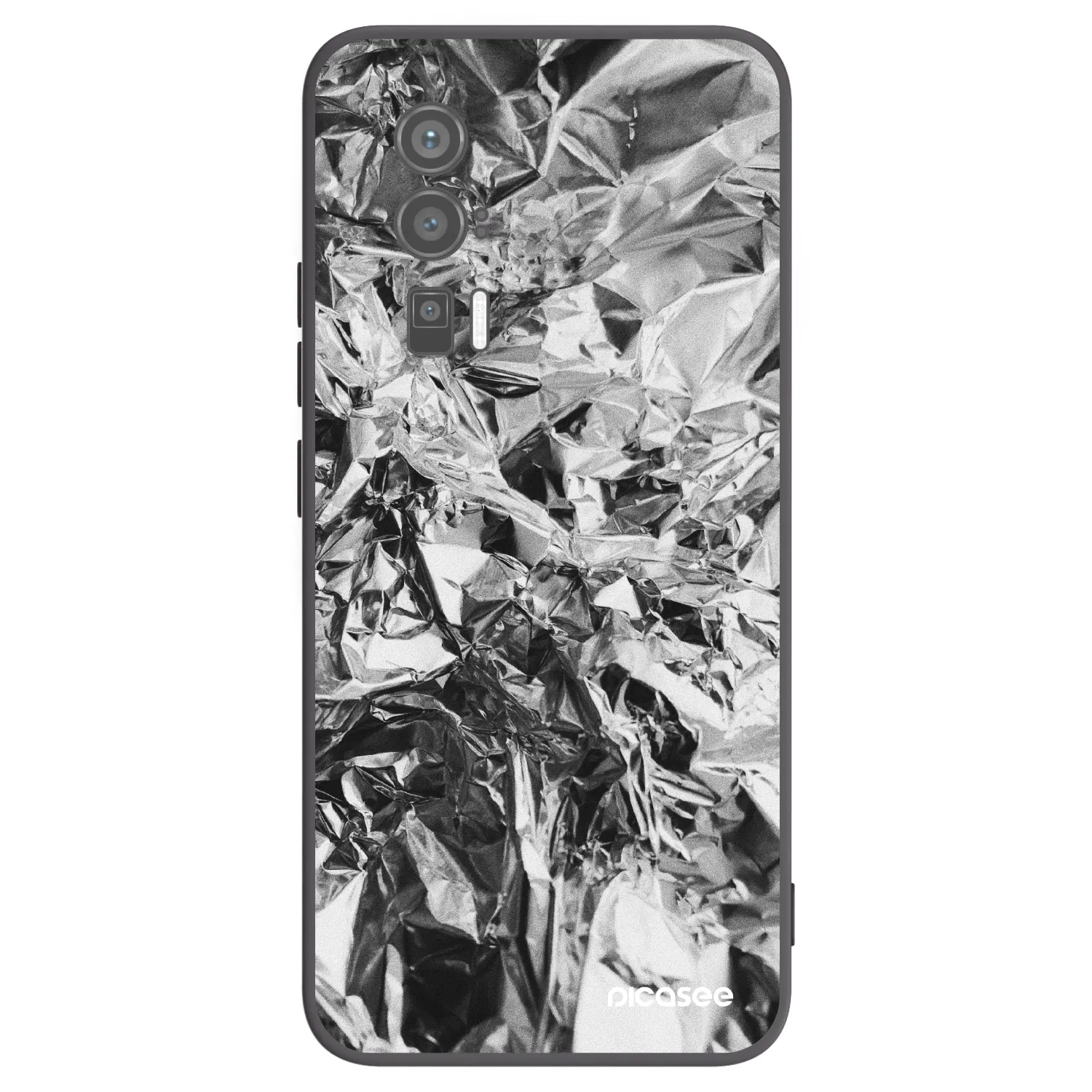 Picasee crna silikonska maskica za Xiaomi Poco F5 Pro 5G - Chrome