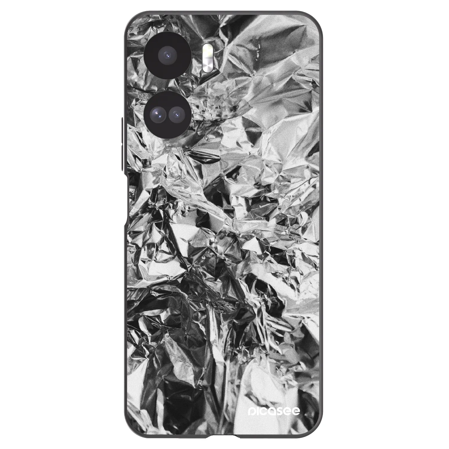 Picasee crna silikonska maskica za Honor 90 Lite 5G - Chrome