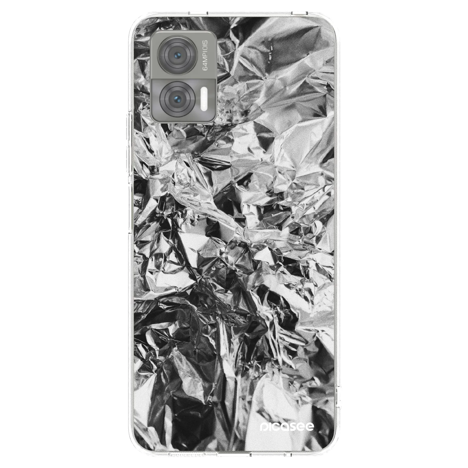 Picasee silikonska prozirna maskica za Motorola Edge 30 Neo - Chrome