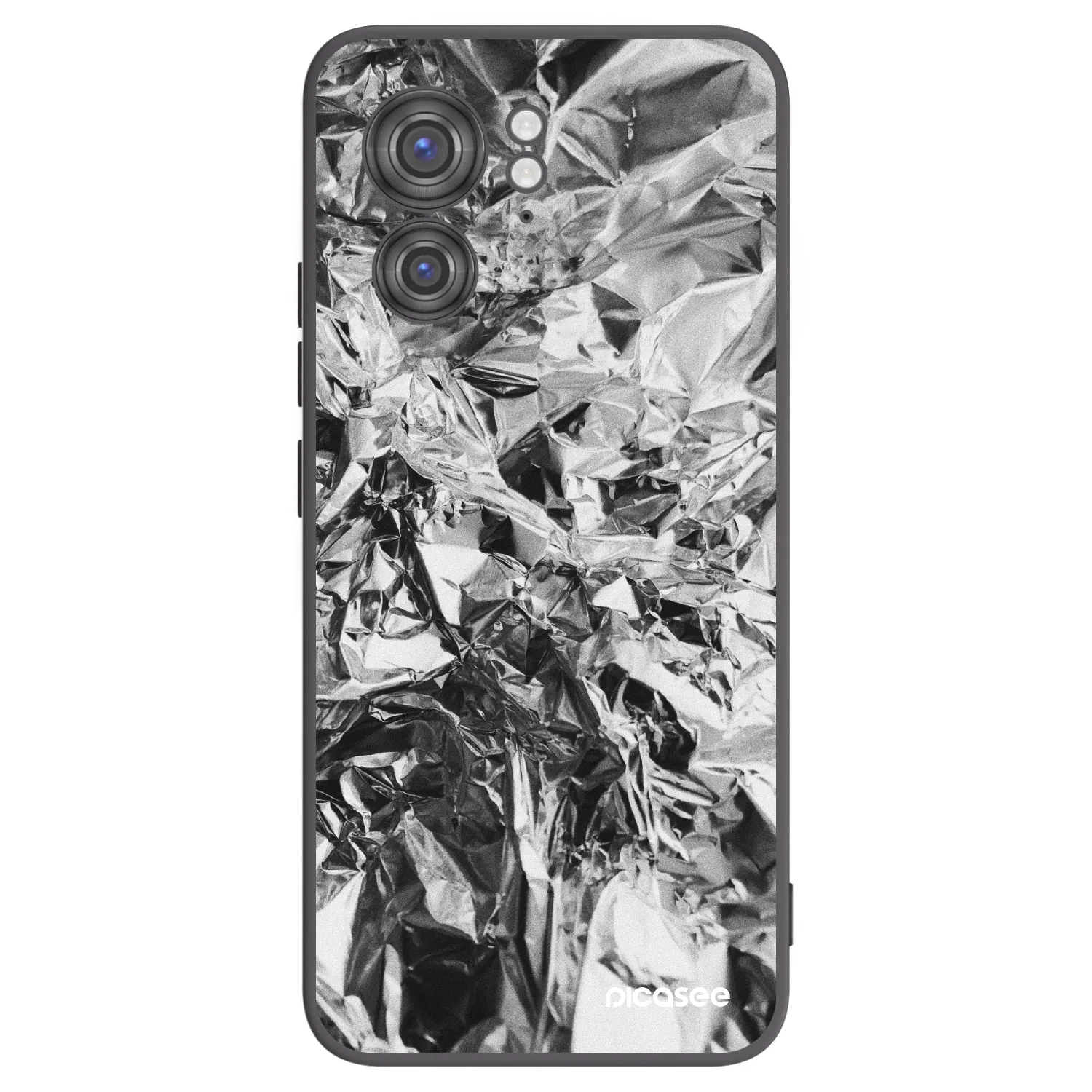 Picasee crna silikonska maskica za Motorola Edge 40 - Chrome
