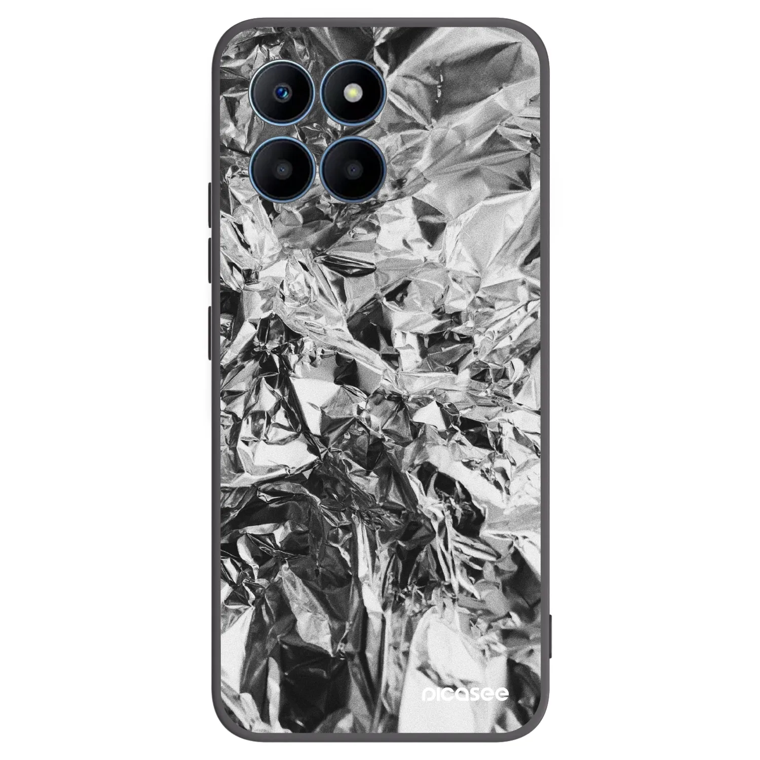 Picasee crna silikonska maskica za Honor 70 Lite - Chrome