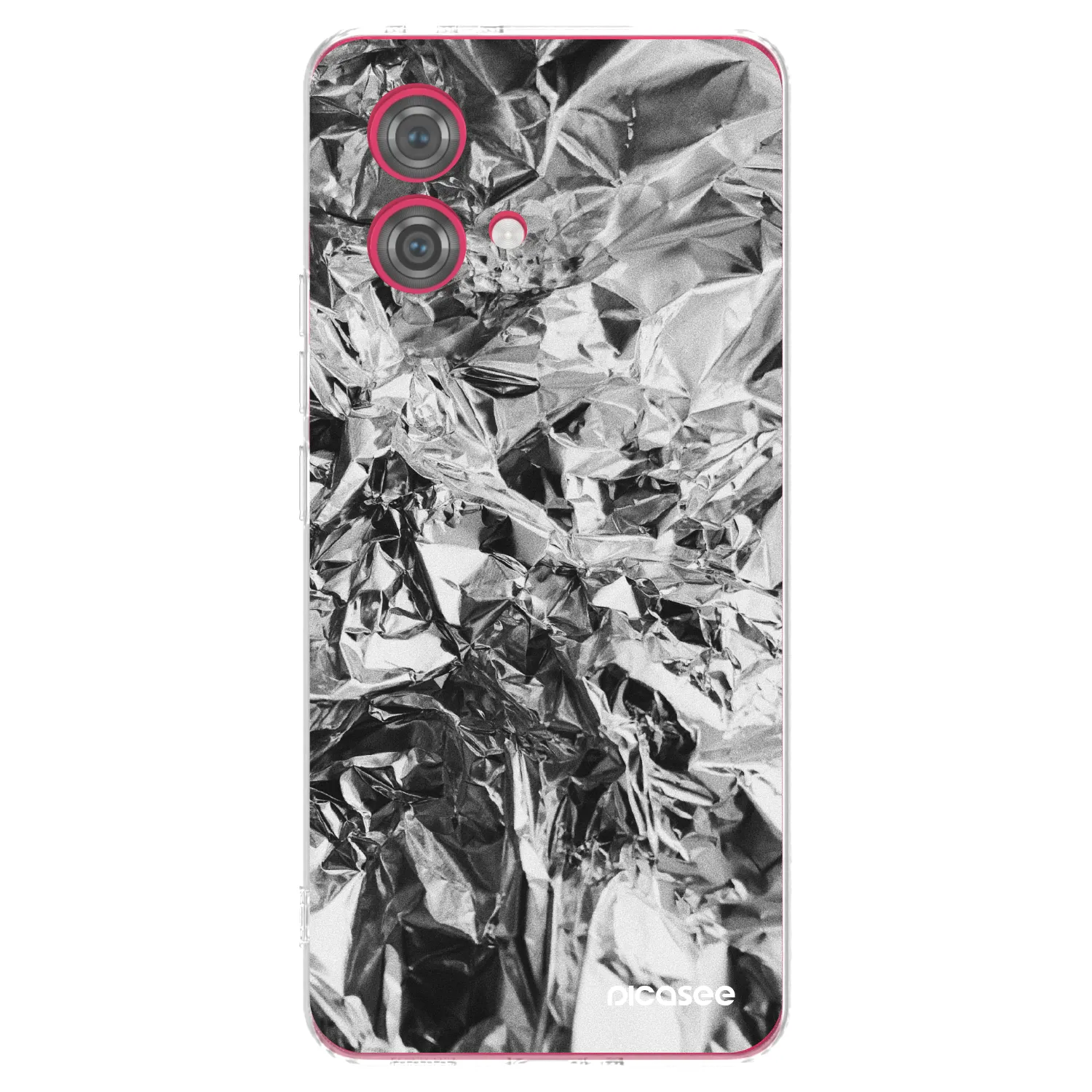 Picasee silikonska prozirna maskica za Motorola Moto G84 5G - Chrome