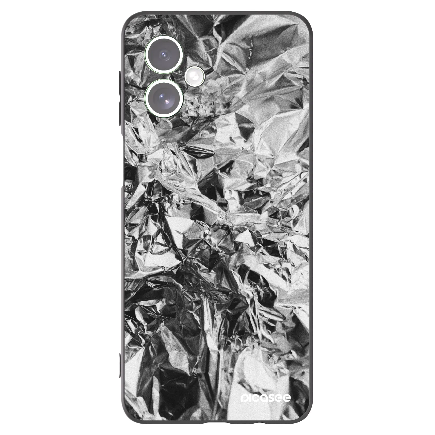Picasee crna silikonska maskica za Motorola Moto G54 5G - Chrome