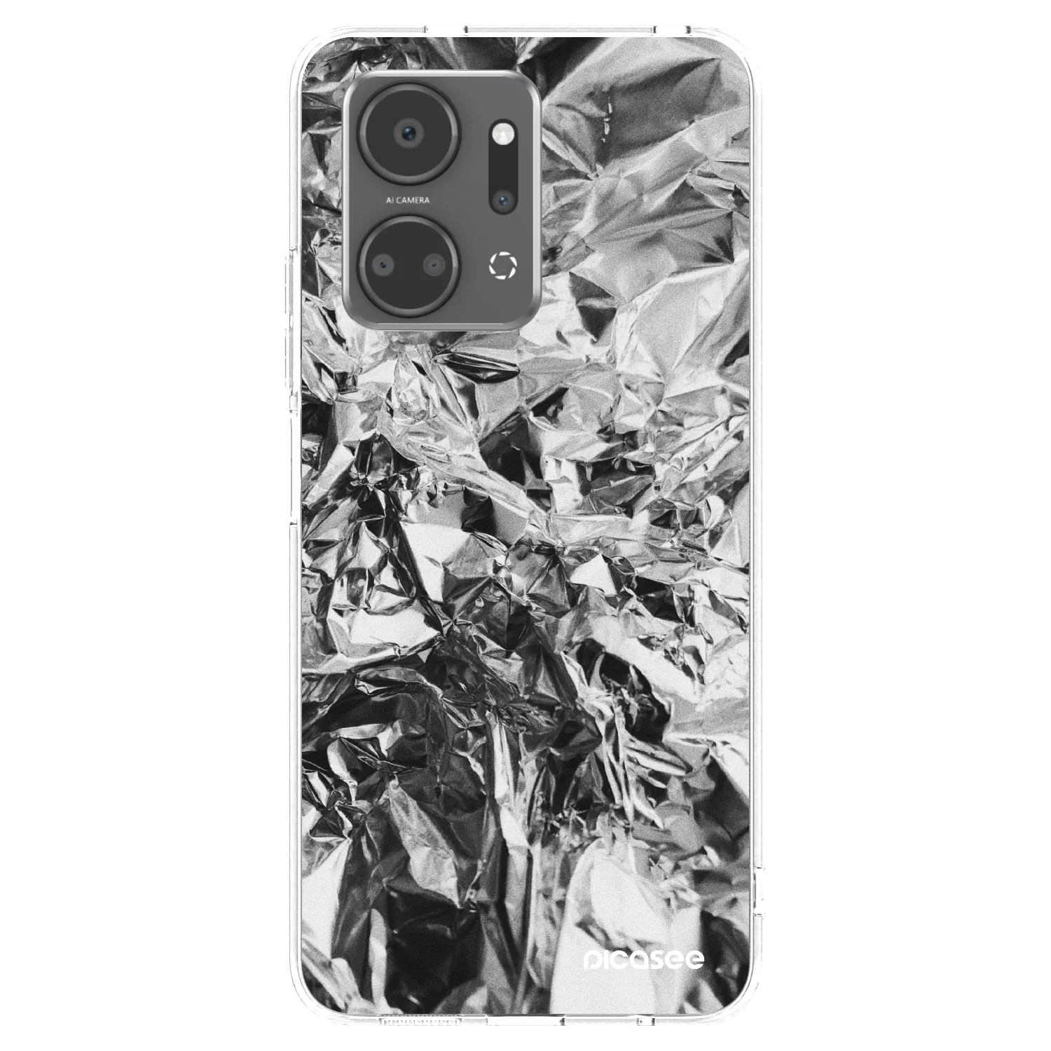 Picasee silikonska prozirna maskica za Honor X7a - Chrome