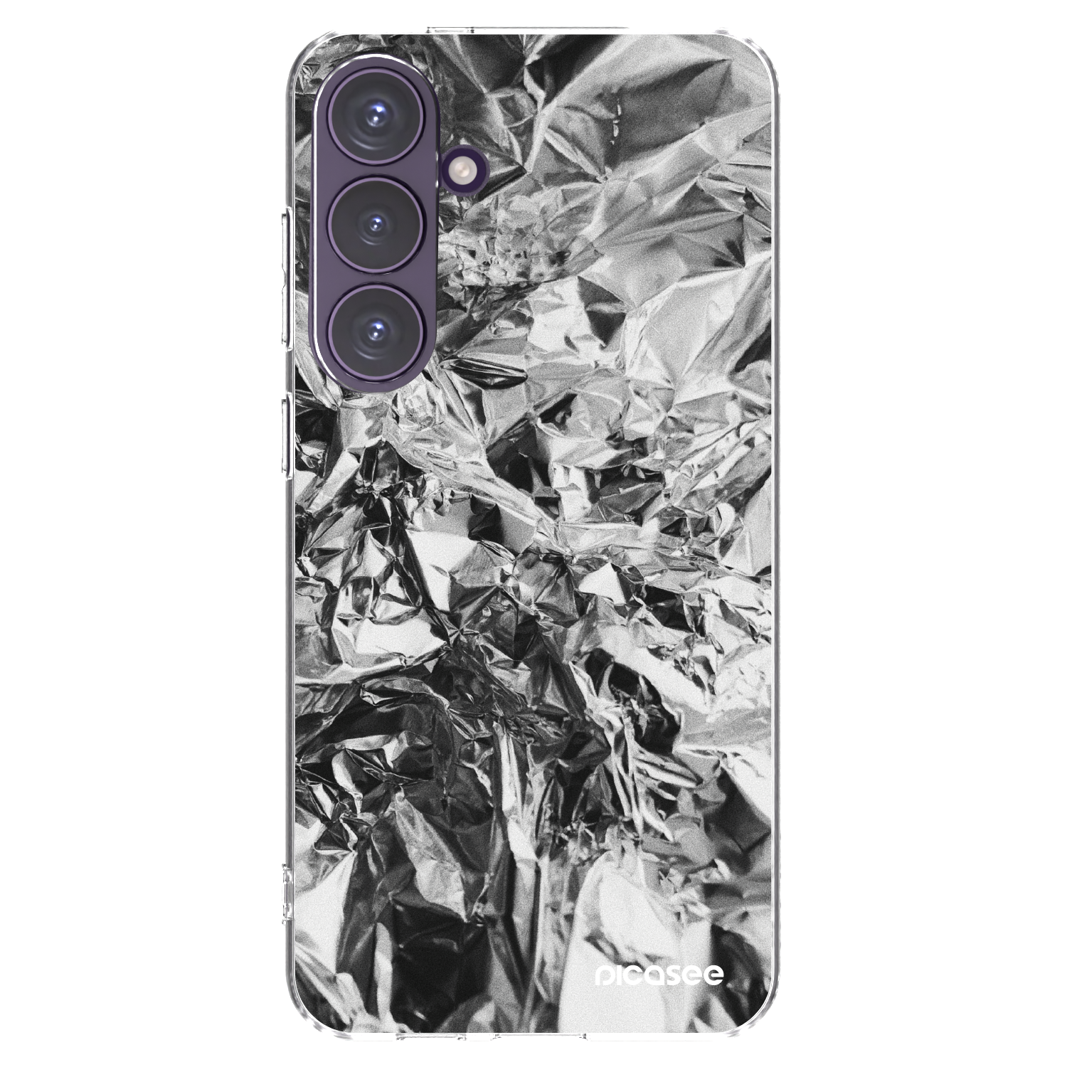 Picasee silikonska prozirna maskica za Samsung Galaxy S24+ S926B 5G - Chrome