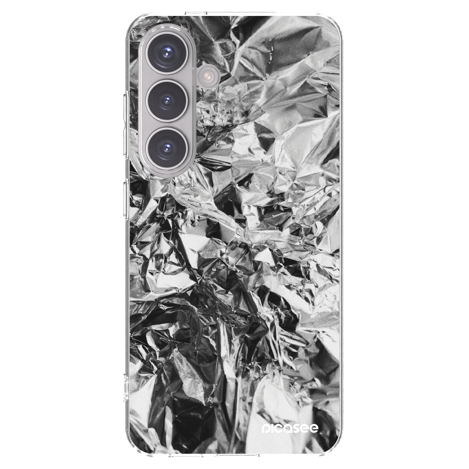 Picasee silikonska prozirna maskica za Samsung Galaxy S24 S921B 5G - Chrome