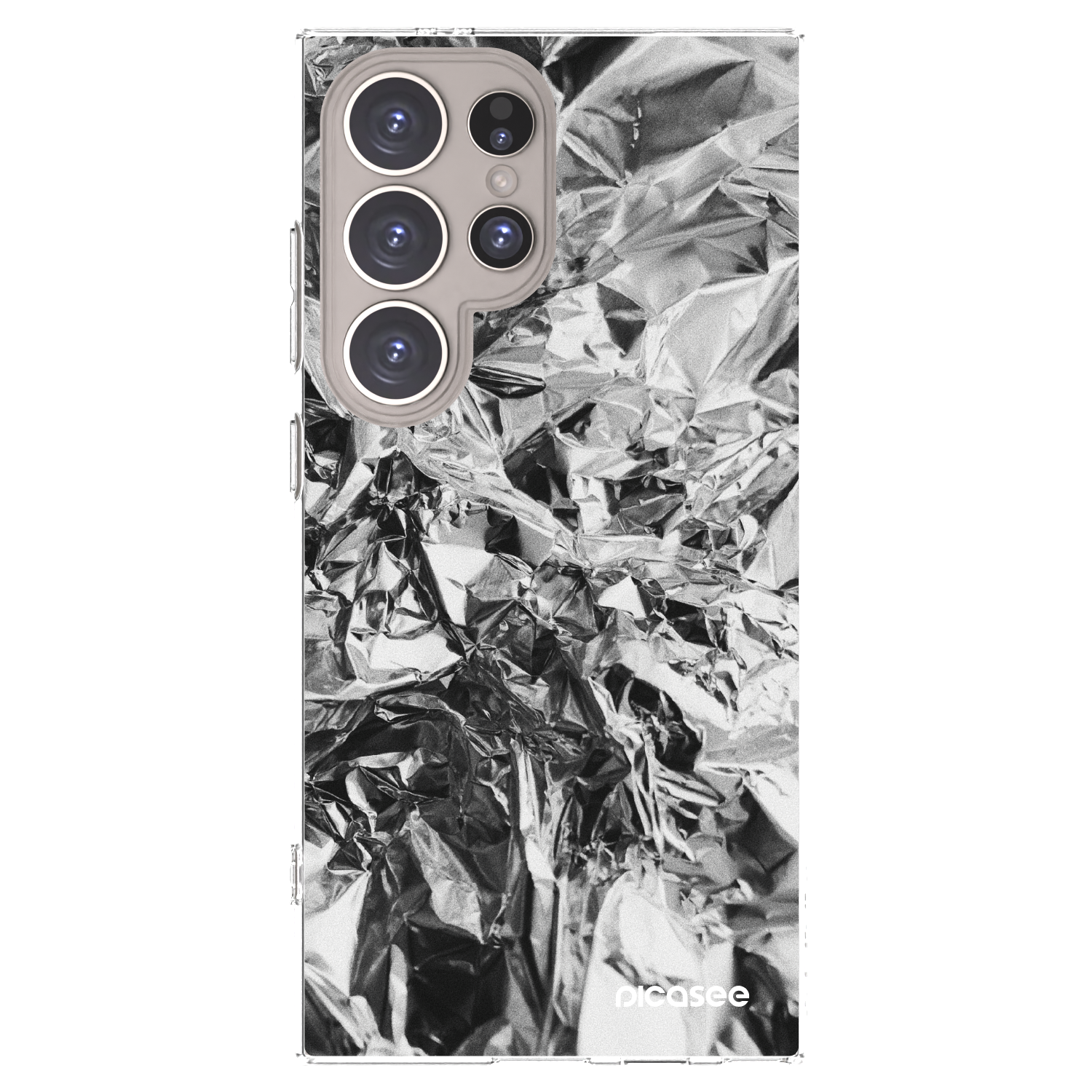 Picasee silikonska prozirna maskica za Samsung Galaxy S24 Ultra S928B 5G - Chrome