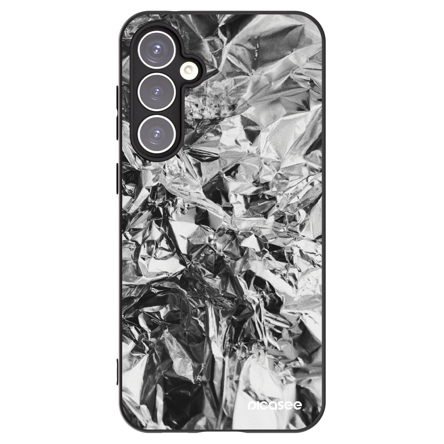 Picasee crna silikonska maskica za Samsung Galaxy S23 FE S711B - Chrome