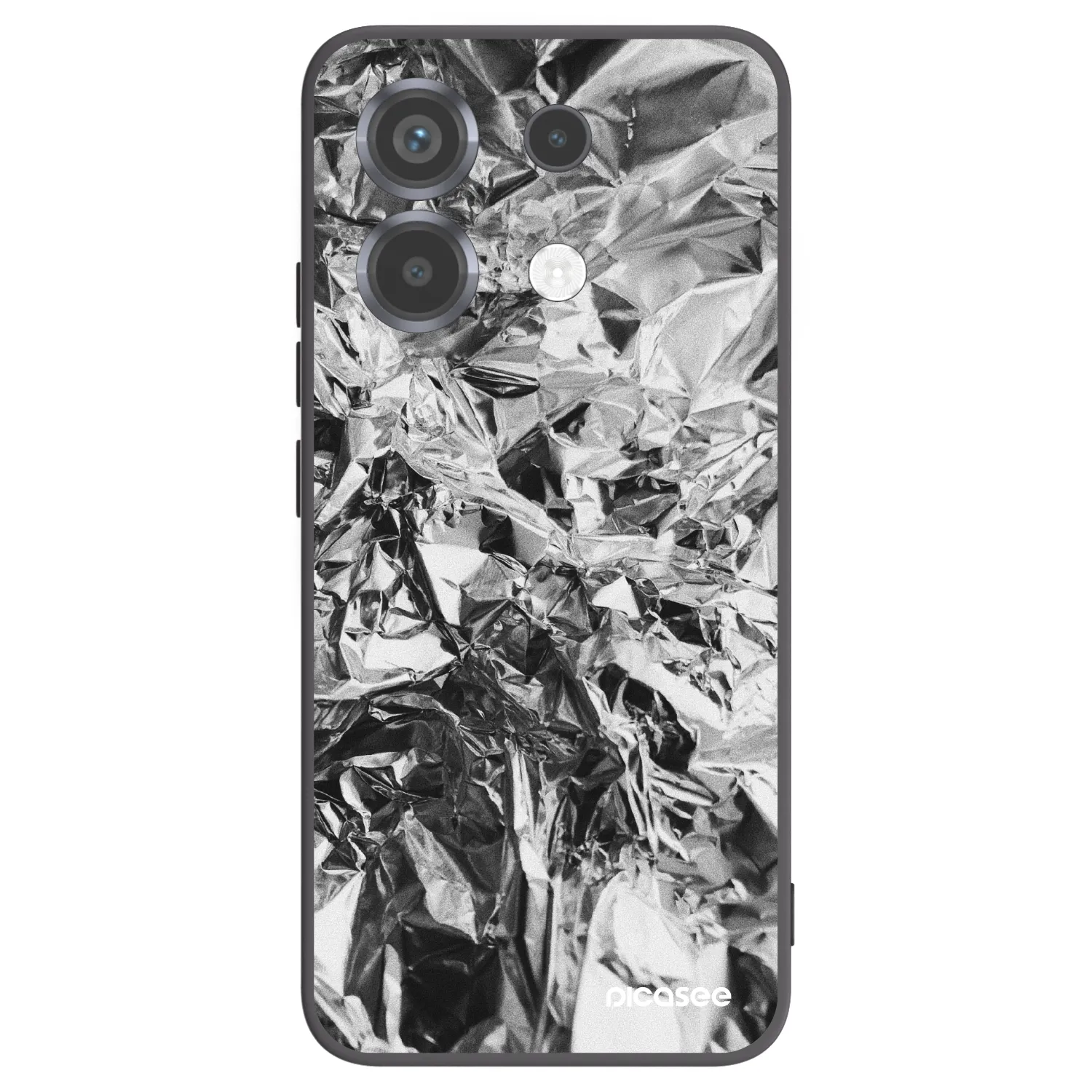 Picasee crna silikonska maskica za Xiaomi Poco X6 - Chrome