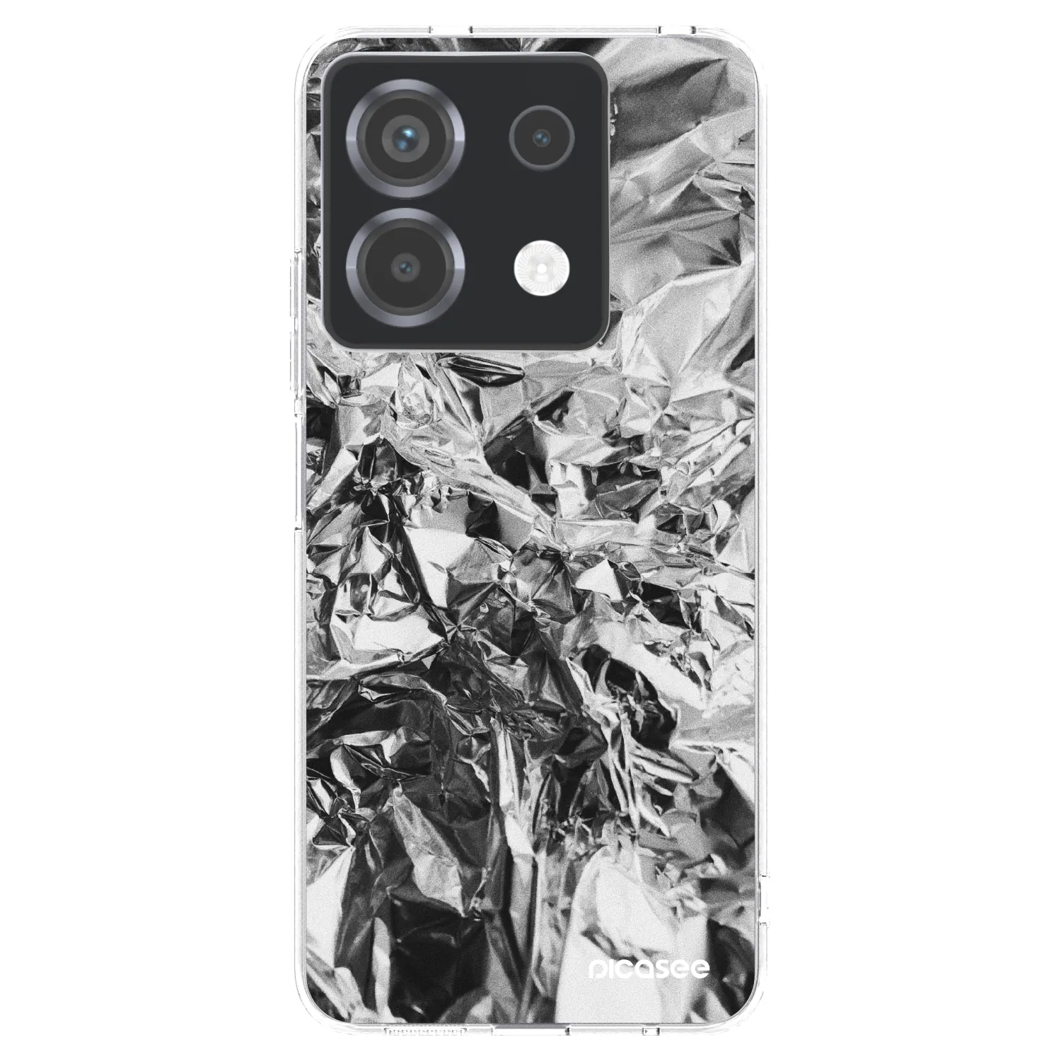 Picasee silikonska prozirna maskica za Xiaomi Poco X6 - Chrome