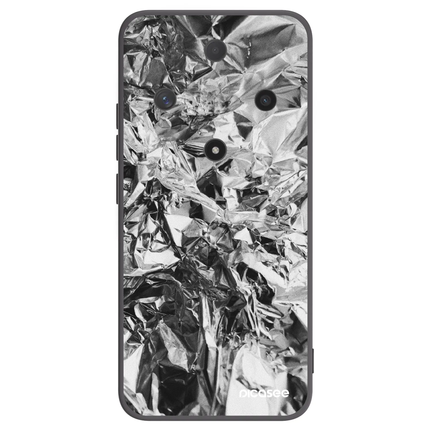 Picasee crna silikonska maskica za Honor Magic6 Lite 5G - Chrome