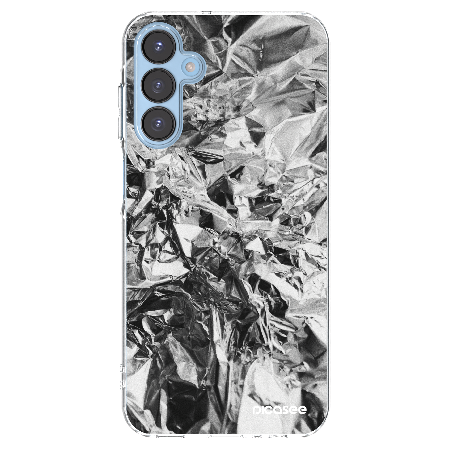 Picasee silikonska prozirna maskica za Samsung Galaxy A15 A156B 5G - Chrome