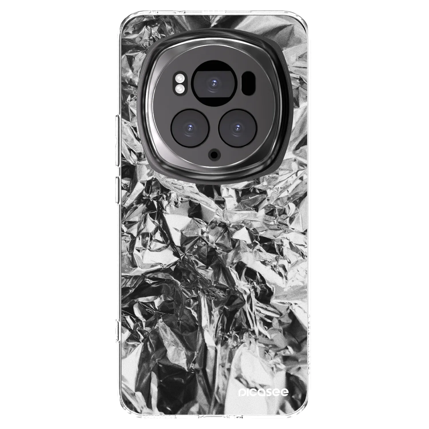 Picasee silikonska prozirna maskica za Honor Magic6 Pro - Chrome
